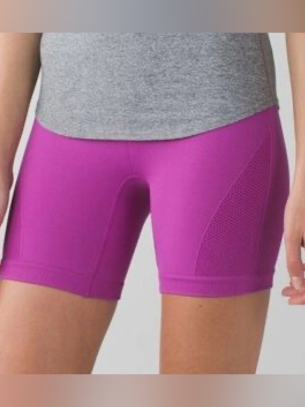 Lululemon Women’s High-Waist Active Bike Shorts in Magenta